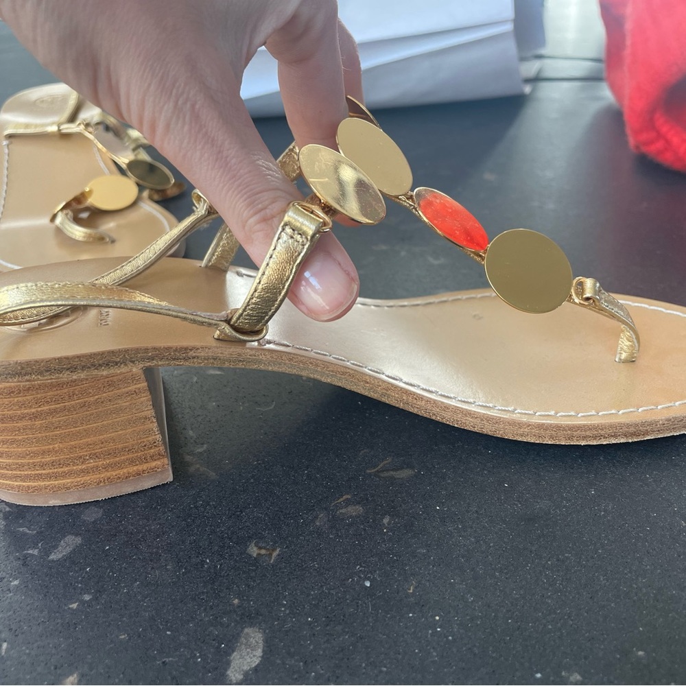 Tory Burch Gold Sandal